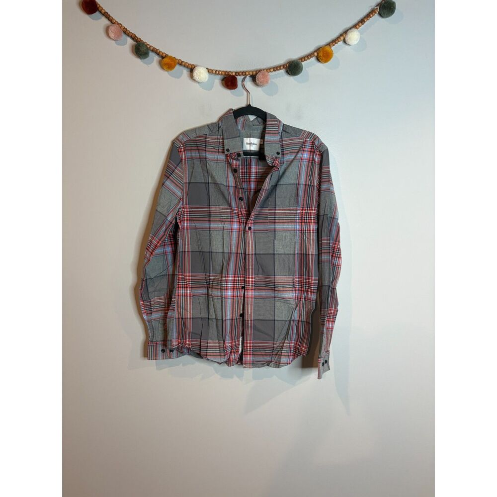 Goodfellow & Co Standard Fit button down plaid shirt